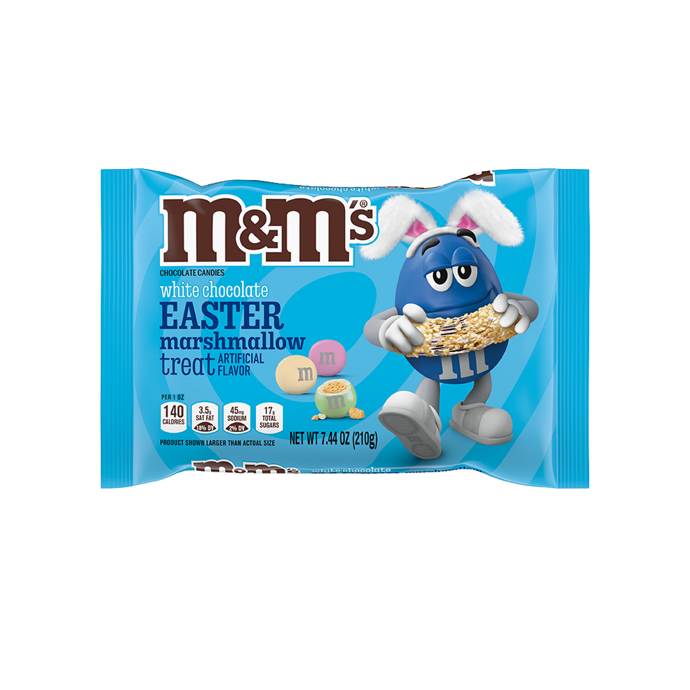white chocolate marshmallow crispy treat easter candy, 7.44oz 0