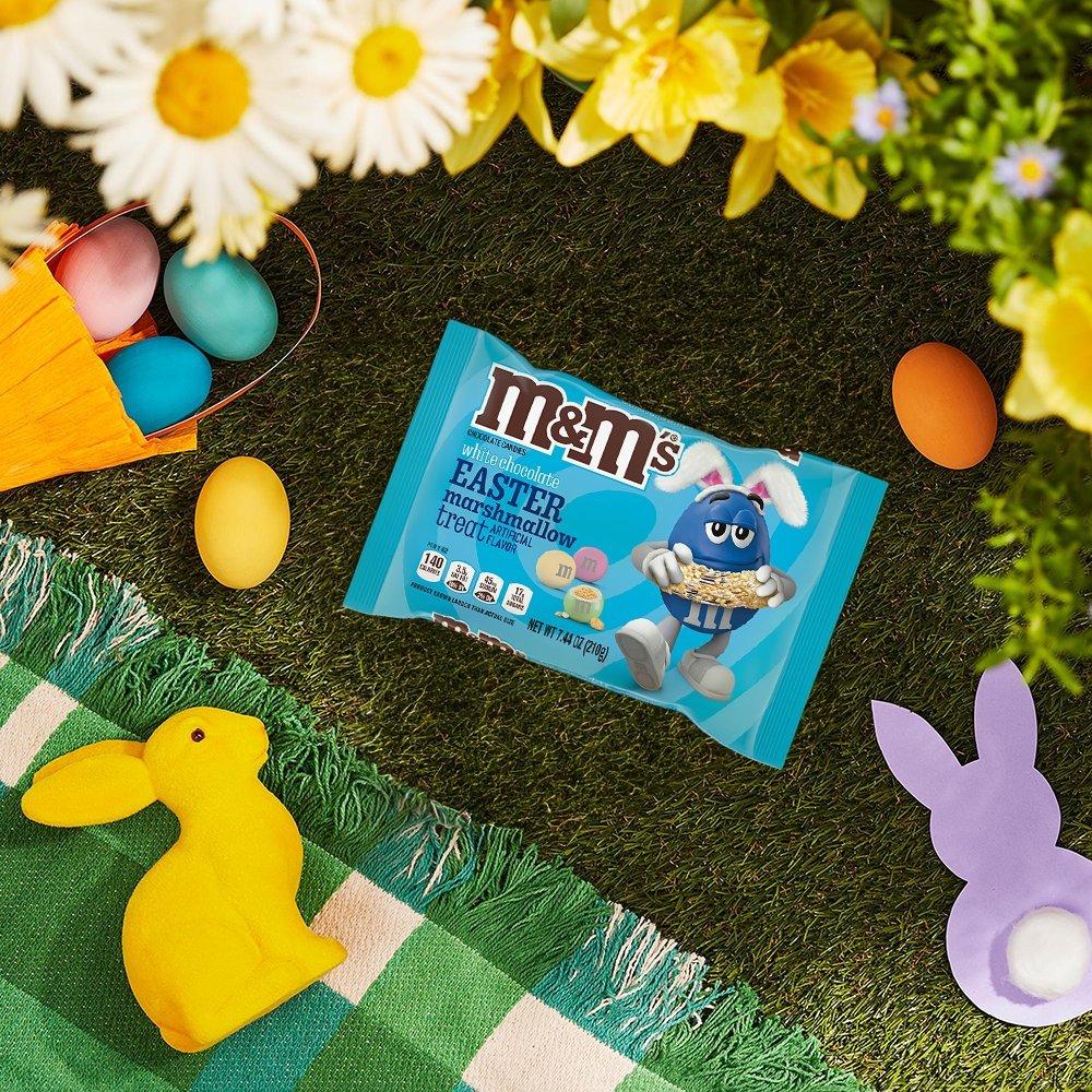 white chocolate marshmallow crispy treat easter candy, 7.44oz 1