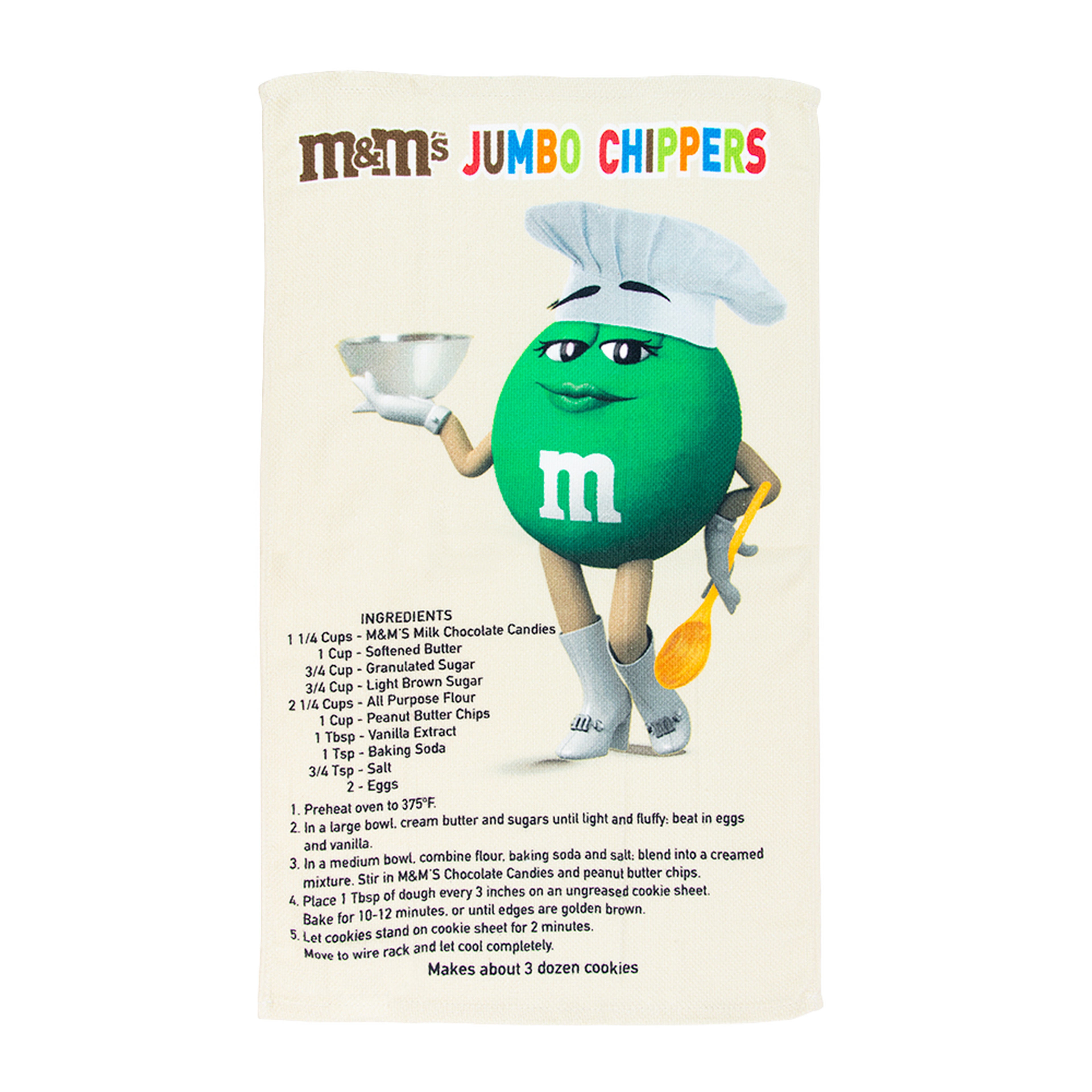 Green Character Recipe Hand Towel 1