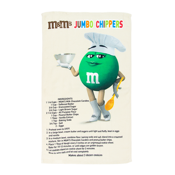 Green Character Recipe Hand Towel 1