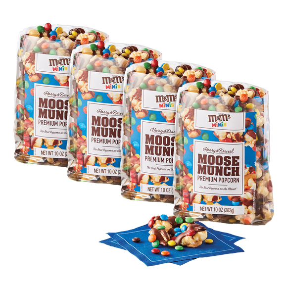 Moose Munch Premium Popcorn with M&M'S Minis 4 Pack 0