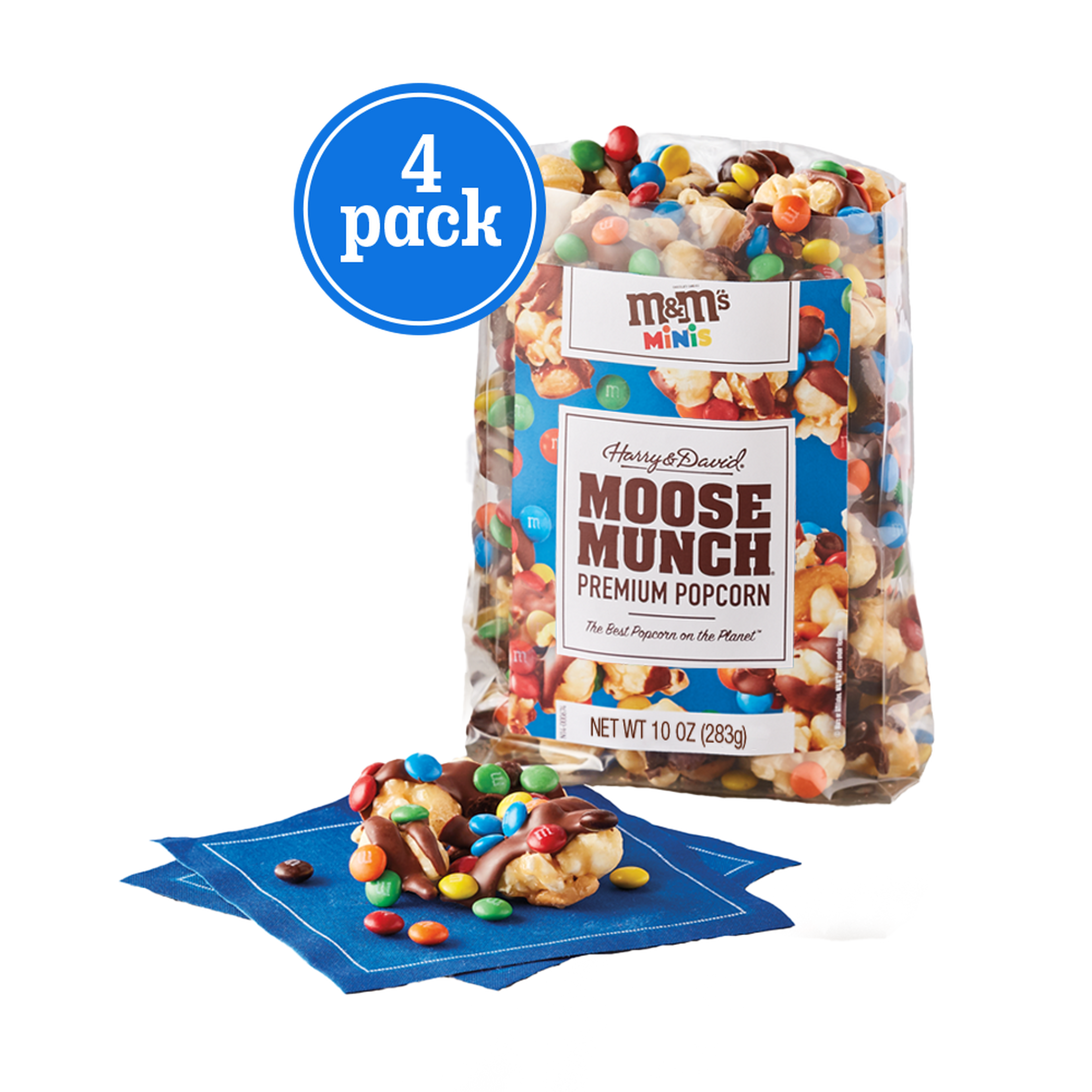 Moose Munch Premium Popcorn with M&M'S Minis 4 Pack 1