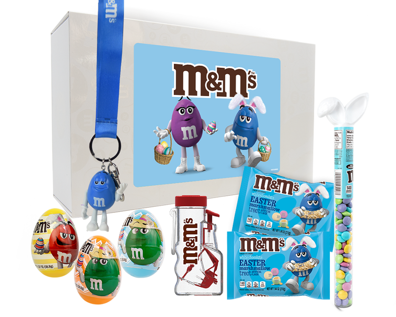 Easter bundle gift box showing all gifts inside