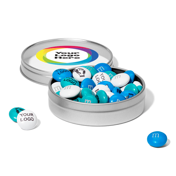 silver corporate favors with customized logo 1