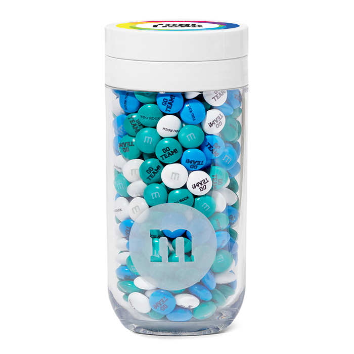 corporate gift jar with customized logo 1