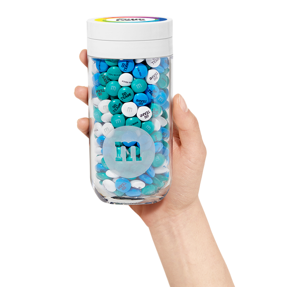 corporate gift jar with customized logo 2