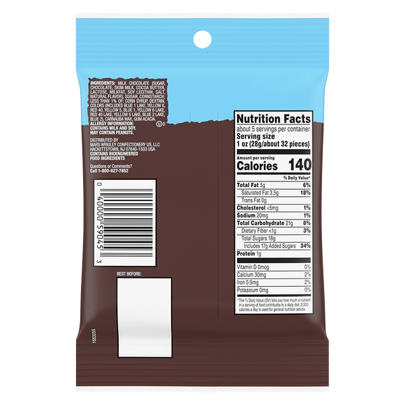 M&M’S Milk Chocolate Candy Compostable Pack | M&M'S