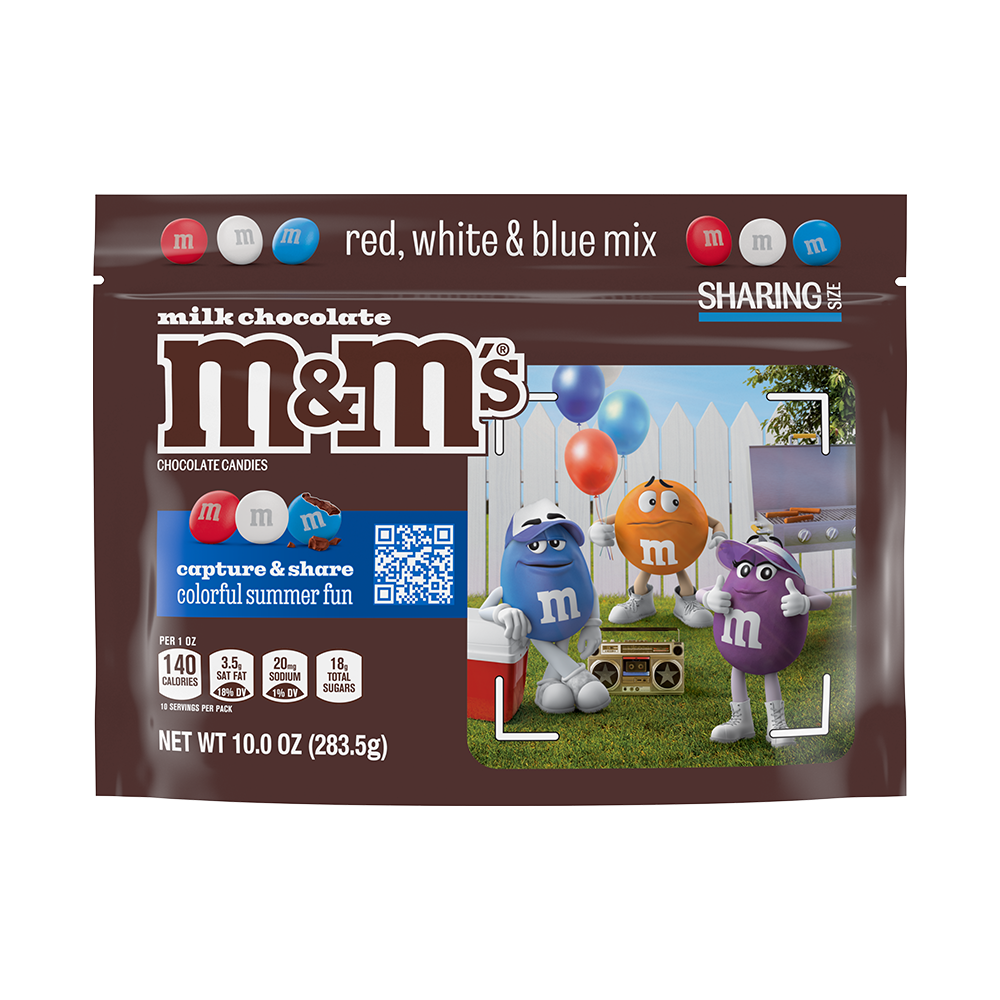 Milk Chocolate Red, White & Blue Summer Candy, 10oz 0
