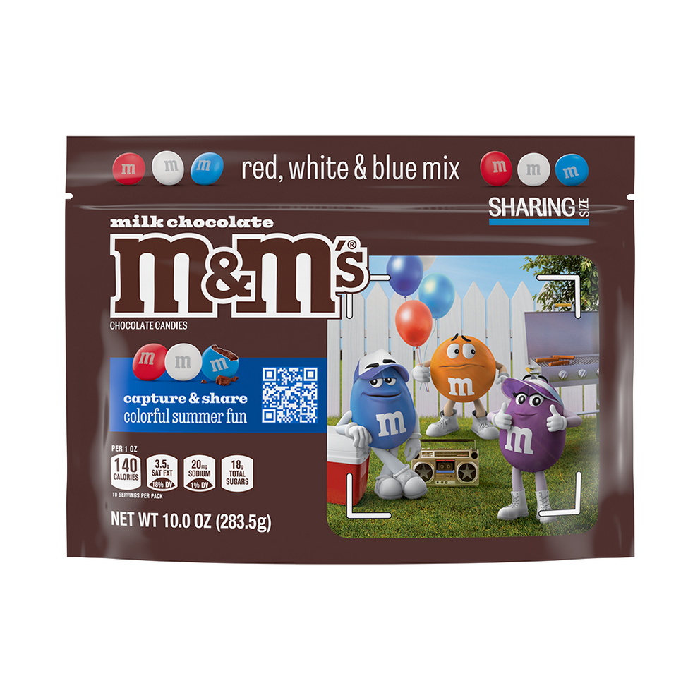 Milk Chocolate Red, White & Blue Summer Candy, 10oz 0