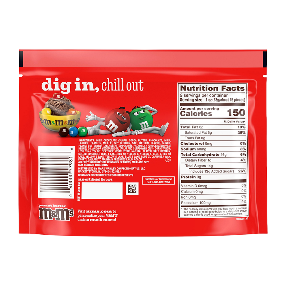 peanut butter M&M'S, 9oz 3