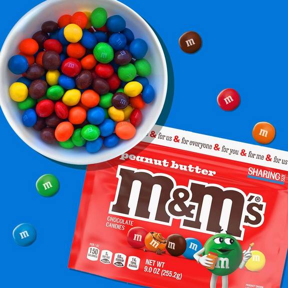 peanut butter M&M'S, 9oz 1