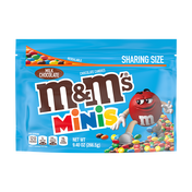 M&M's MINIS Milk Chocolate Candy, Family Size - 18 oz Bag 
