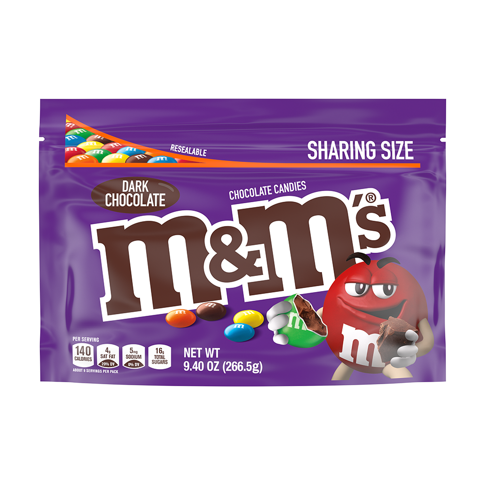 Dark Chocolate Peanut M&M's - Chocolates & Sweets 