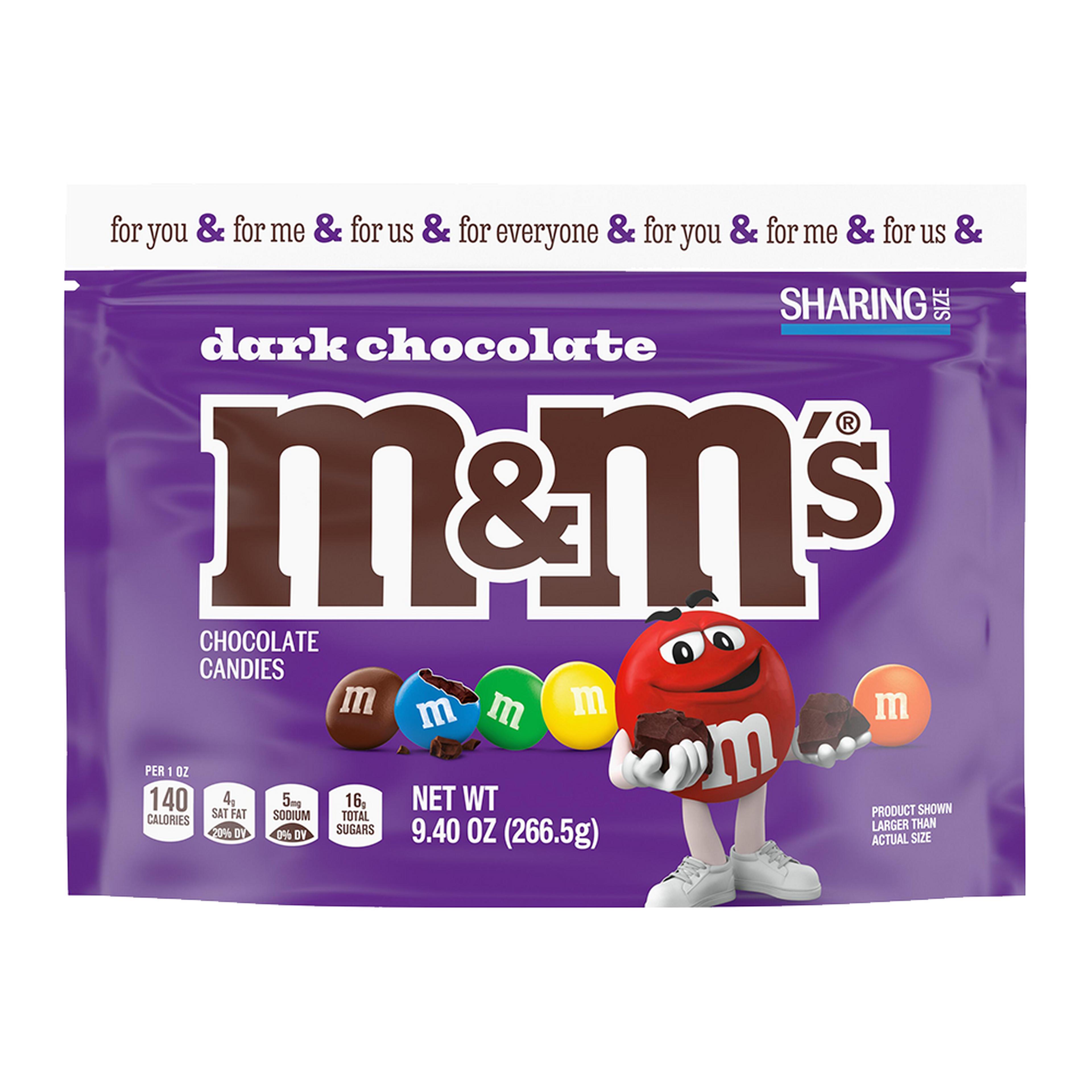 dark chocolate M&M'S, 9.4oz 0