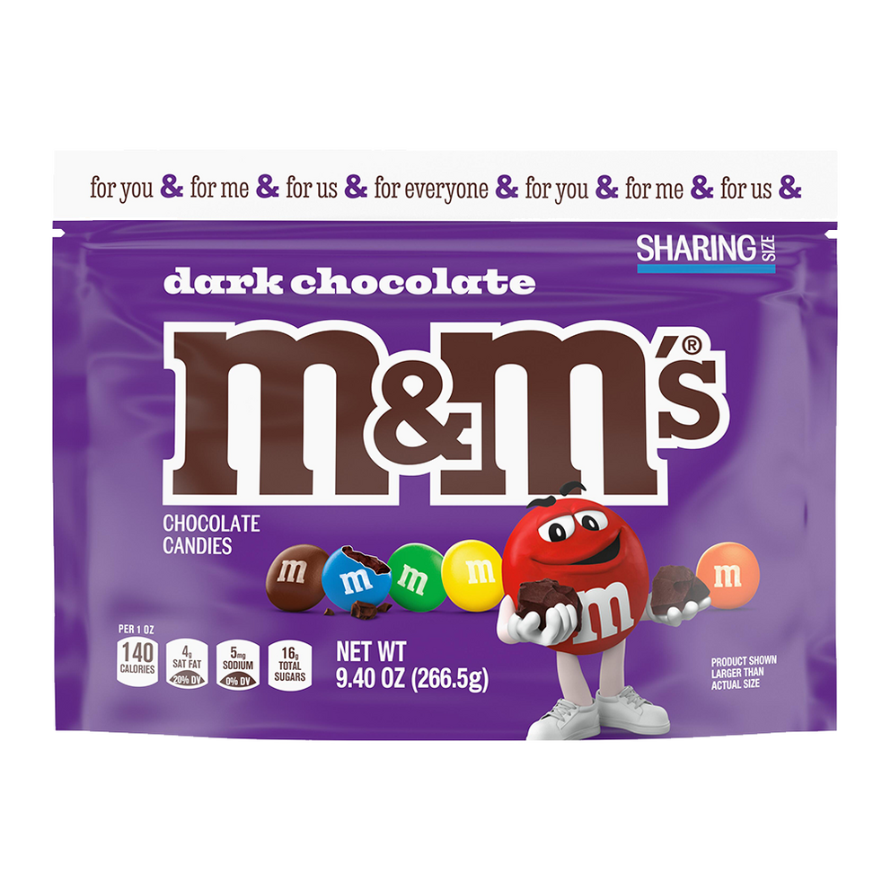 dark chocolate M&M'S, 9.4oz 0