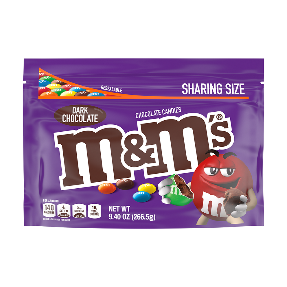 Dark Chocolate M&M'S, 9.4oz | M&M'S | M&M'S