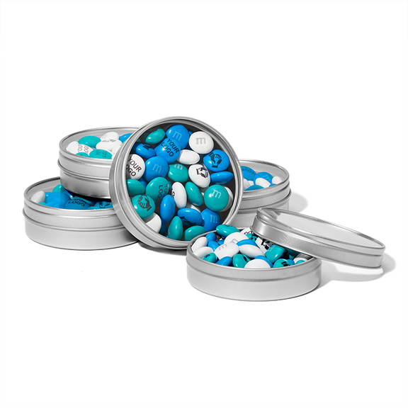 Silver Corporate Favor Tins 0