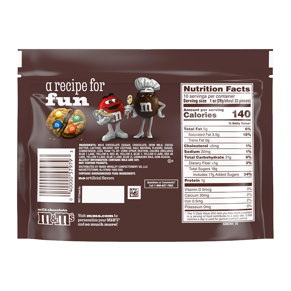 milk chocolate M&M'S, 10.0oz 1