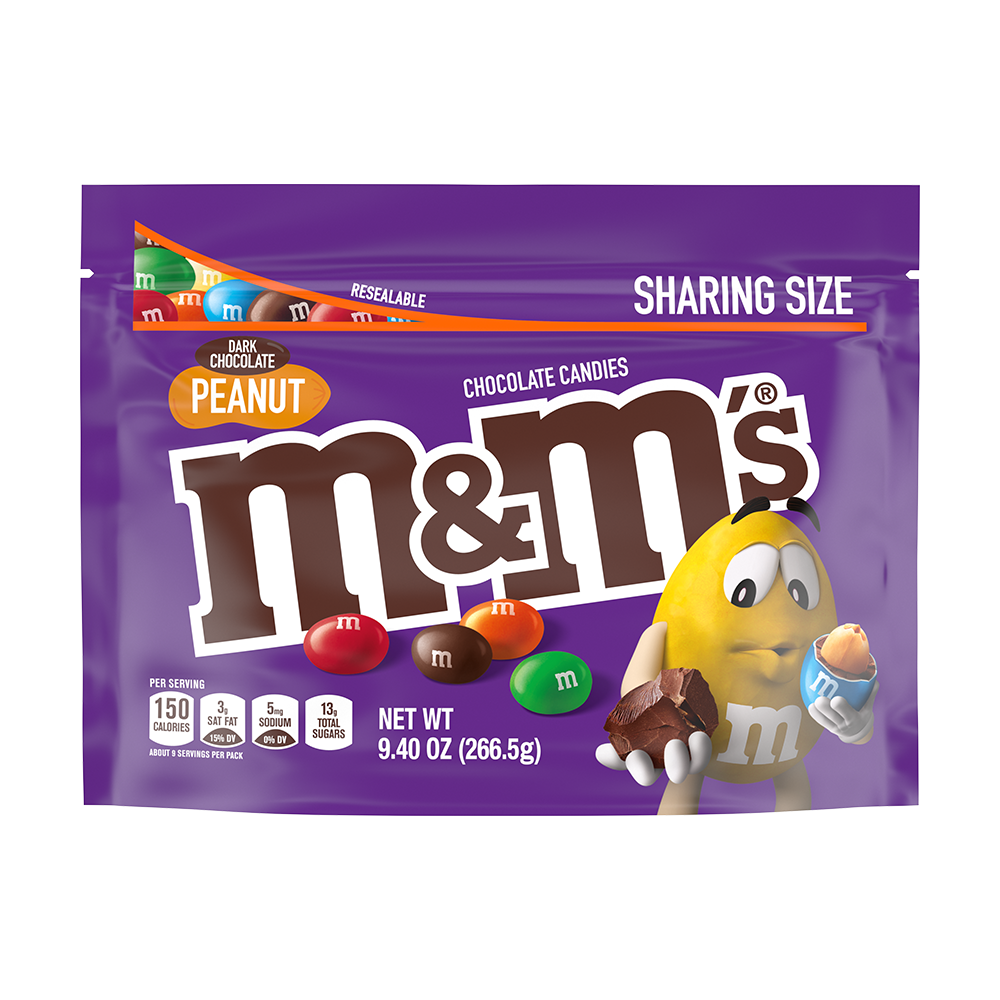 Dark Chocolate Peanut M&M'S, 9.4oz