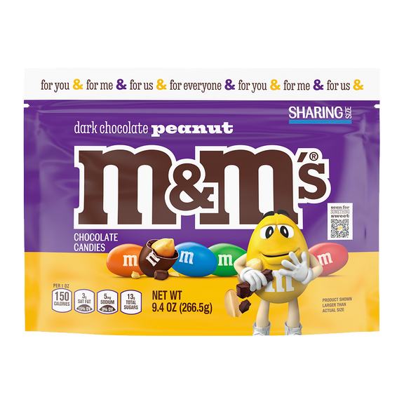 dark chocolate peanut M&M'S, 9.4oz 0