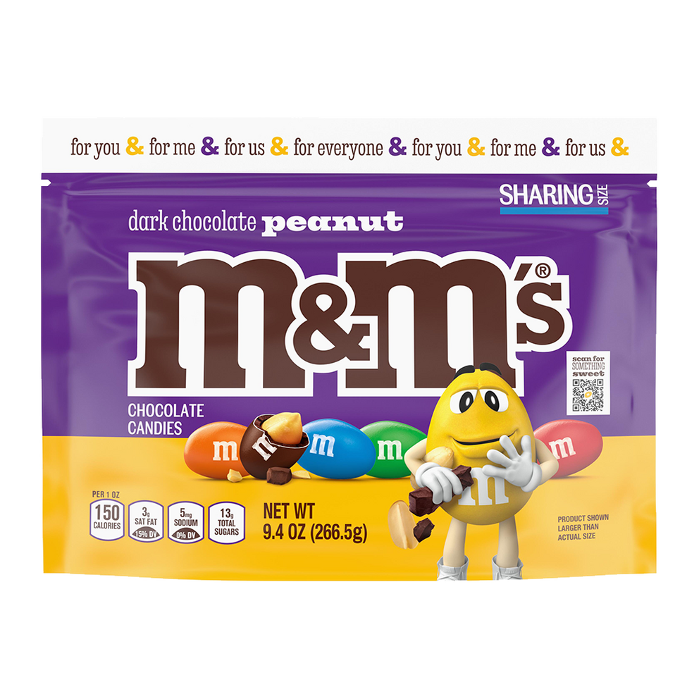 dark chocolate peanut M&M'S, 9.4oz 0