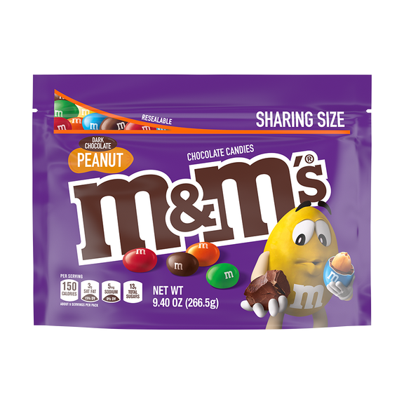 M&M's Chocolate Candies, Pretzel, Family Size - 15.40 oz