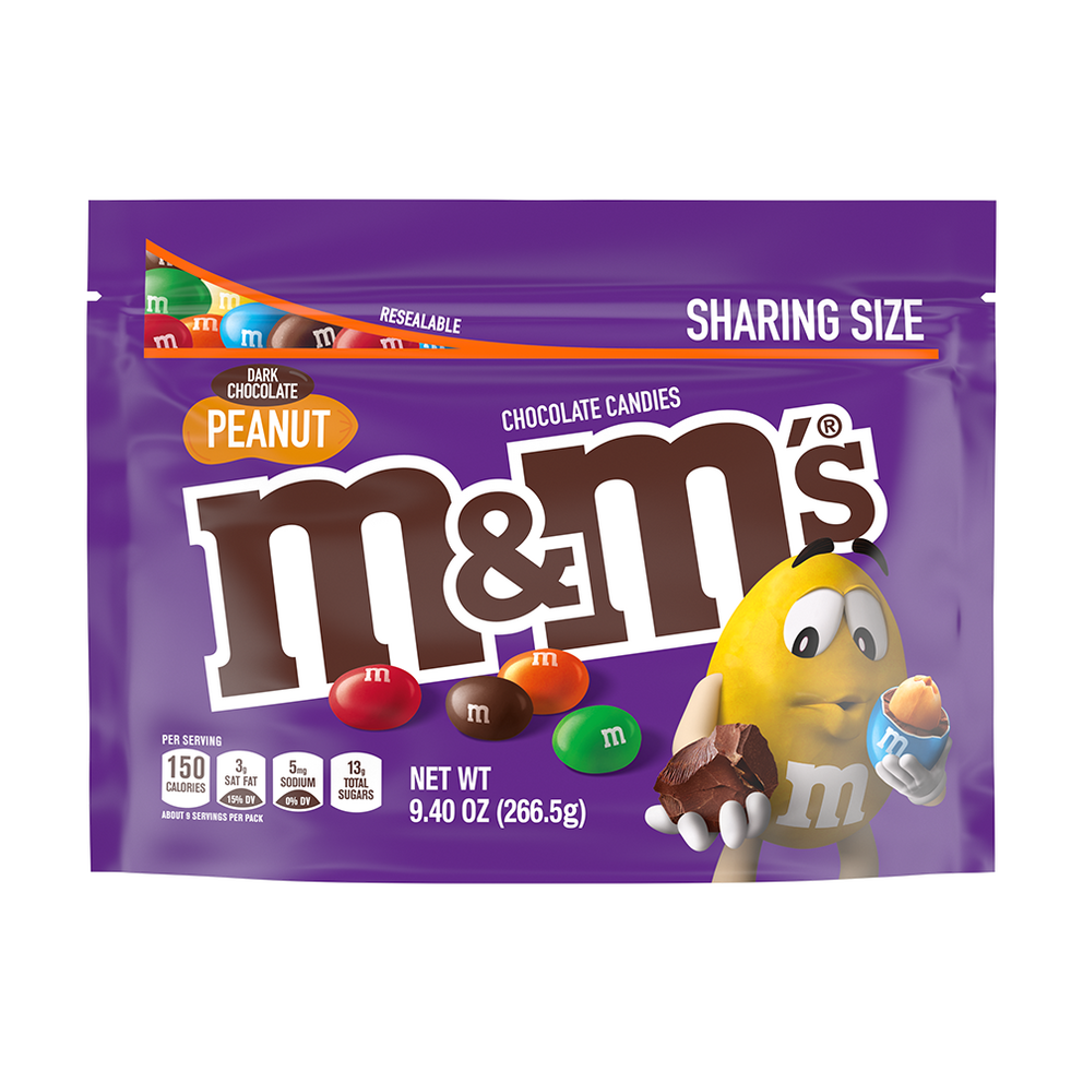 Dark Chocolate Peanut M&M'S, 9.4oz | M&M'S