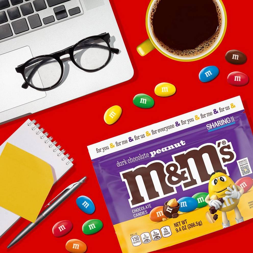 dark chocolate peanut M&M'S, 9.4oz 3