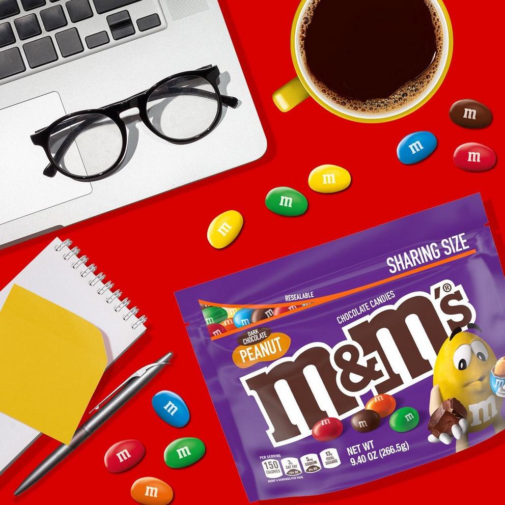 dark chocolate peanut M&M'S, 9.4oz 3