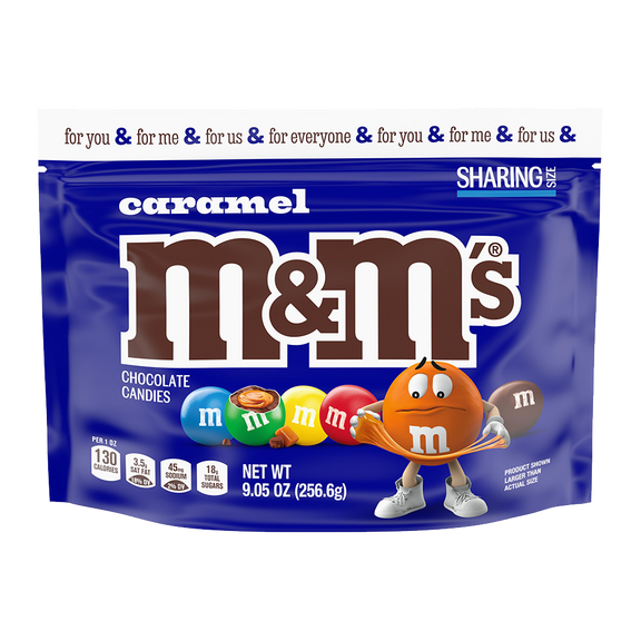 caramel M&M'S, 9.05oz 0