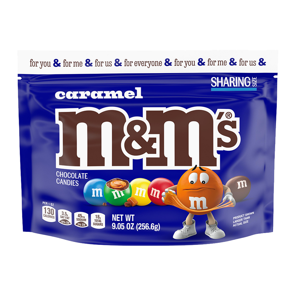 caramel M&M'S, 9.05oz 0