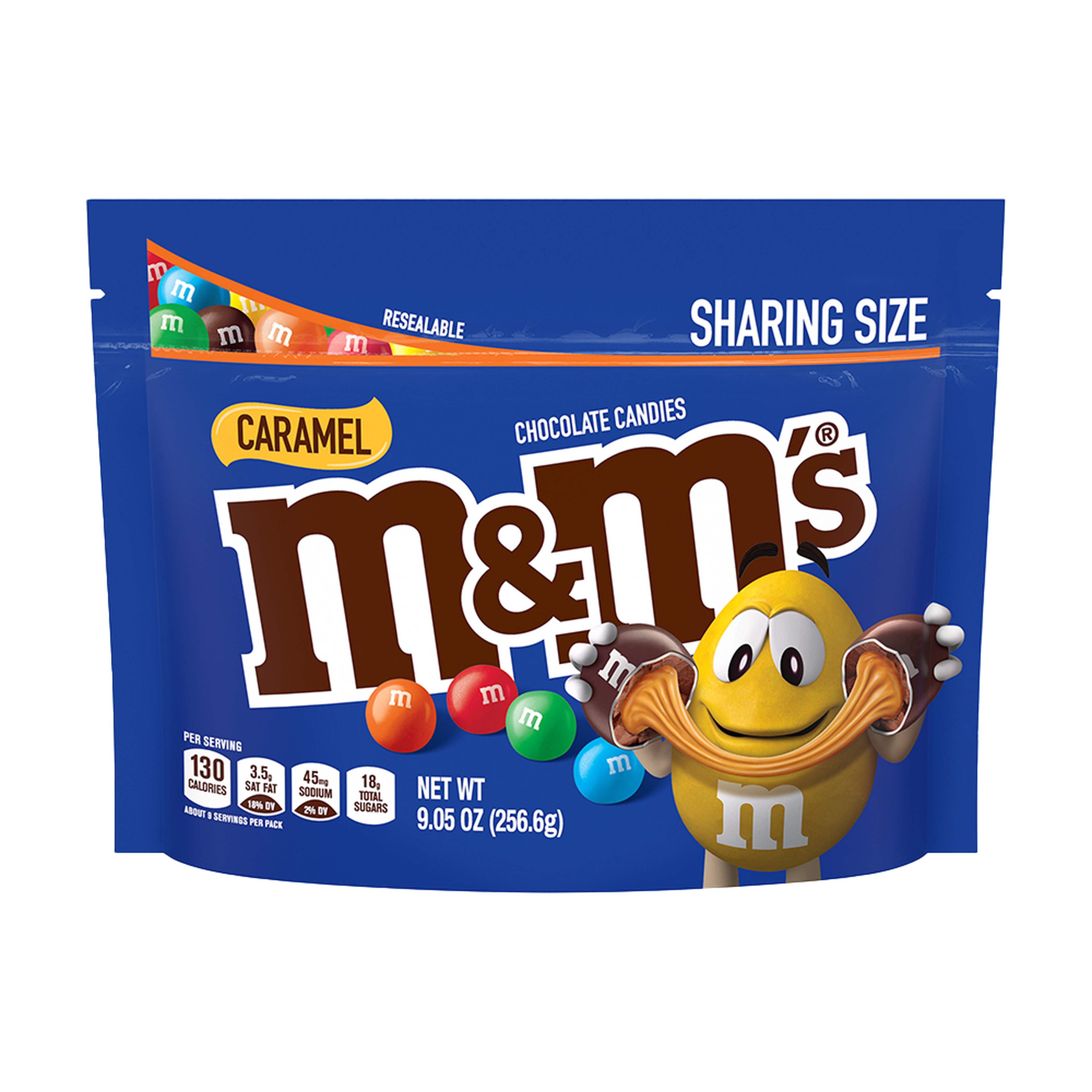 M&M's Limited Edition Strawberry Nut/M&M's Almond Resealable Zipper Family  Size (Almond, 6)