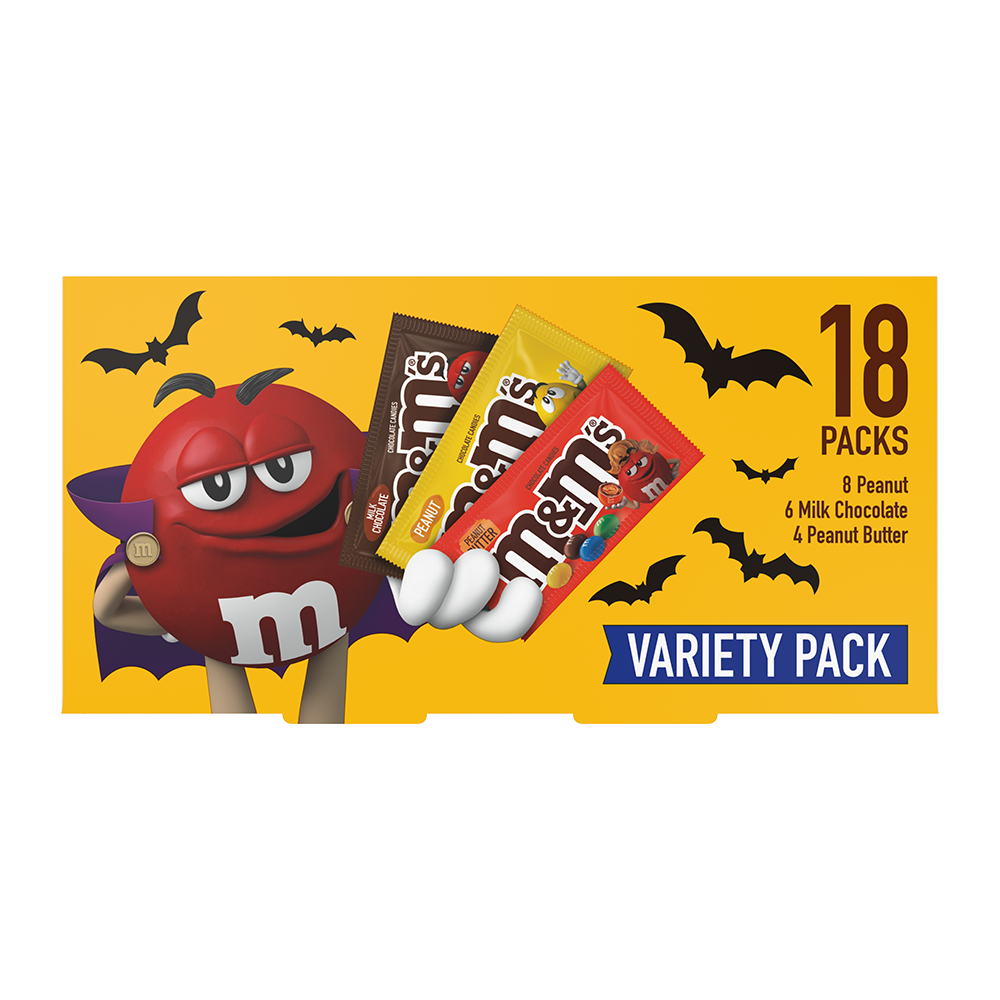 M&M'S Full Size Milk Chocolate Candy Assortment, 30.58 oz, 18 ct 1