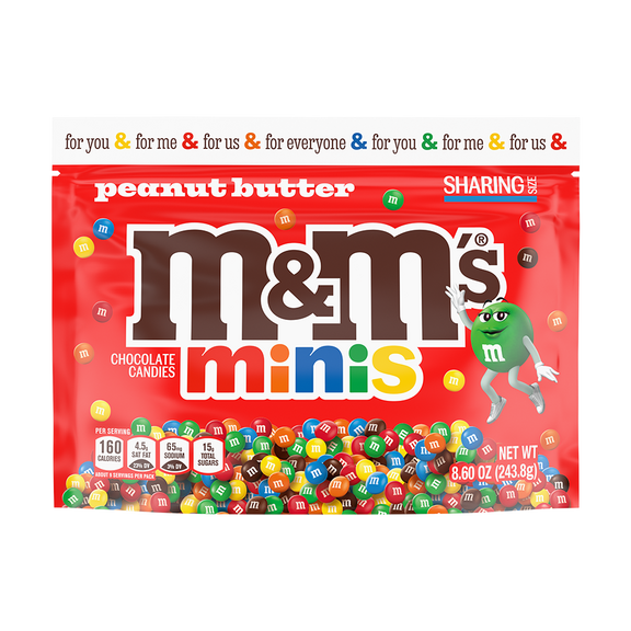 Peanut Butter M&M'S Minis, 8.6oz 0