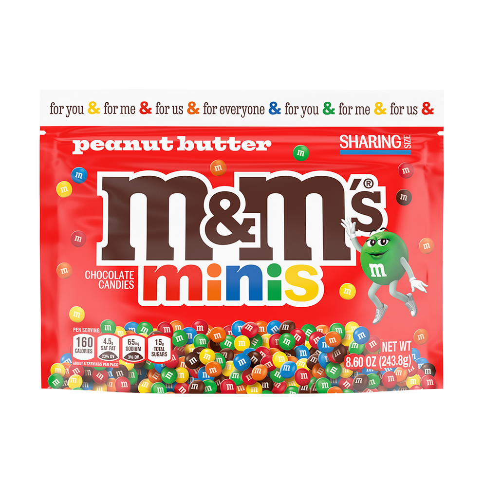 Peanut Butter M&M'S Minis, 8.6oz