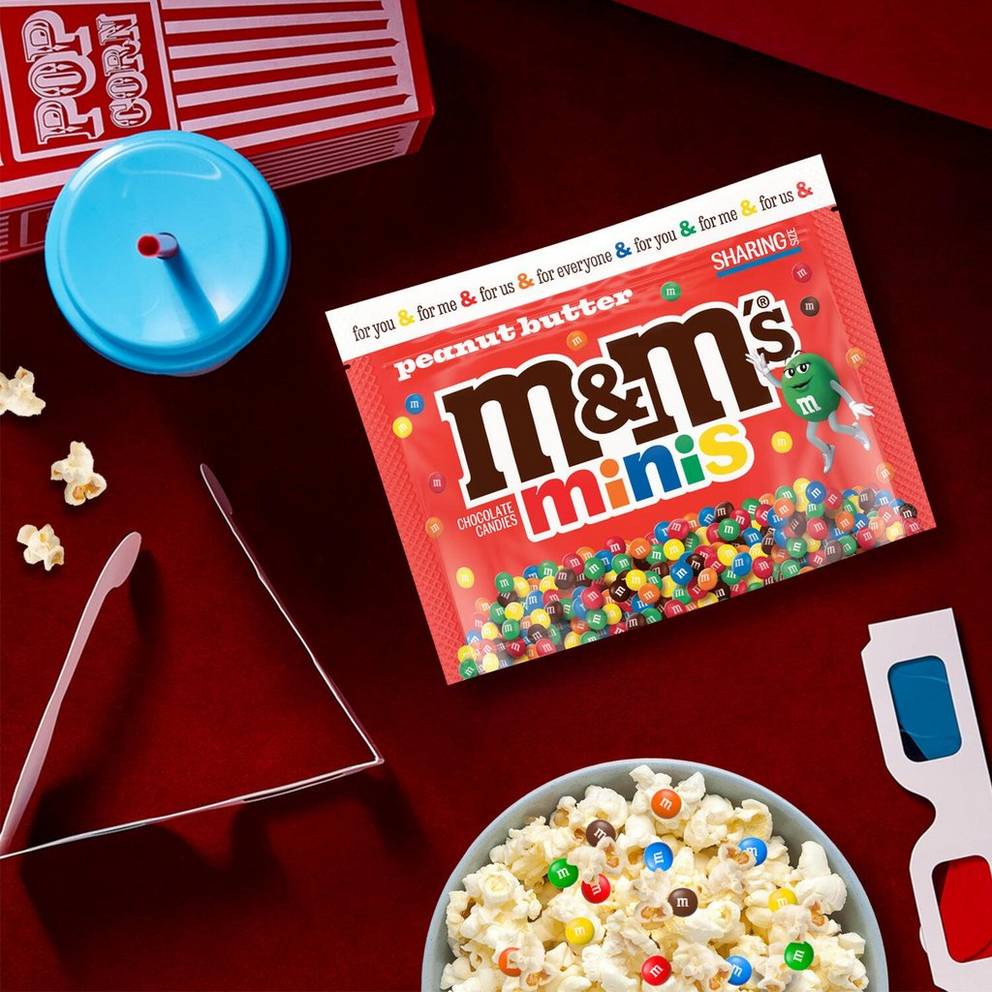 peanut butter M&M'S minis, 8.6oz 3