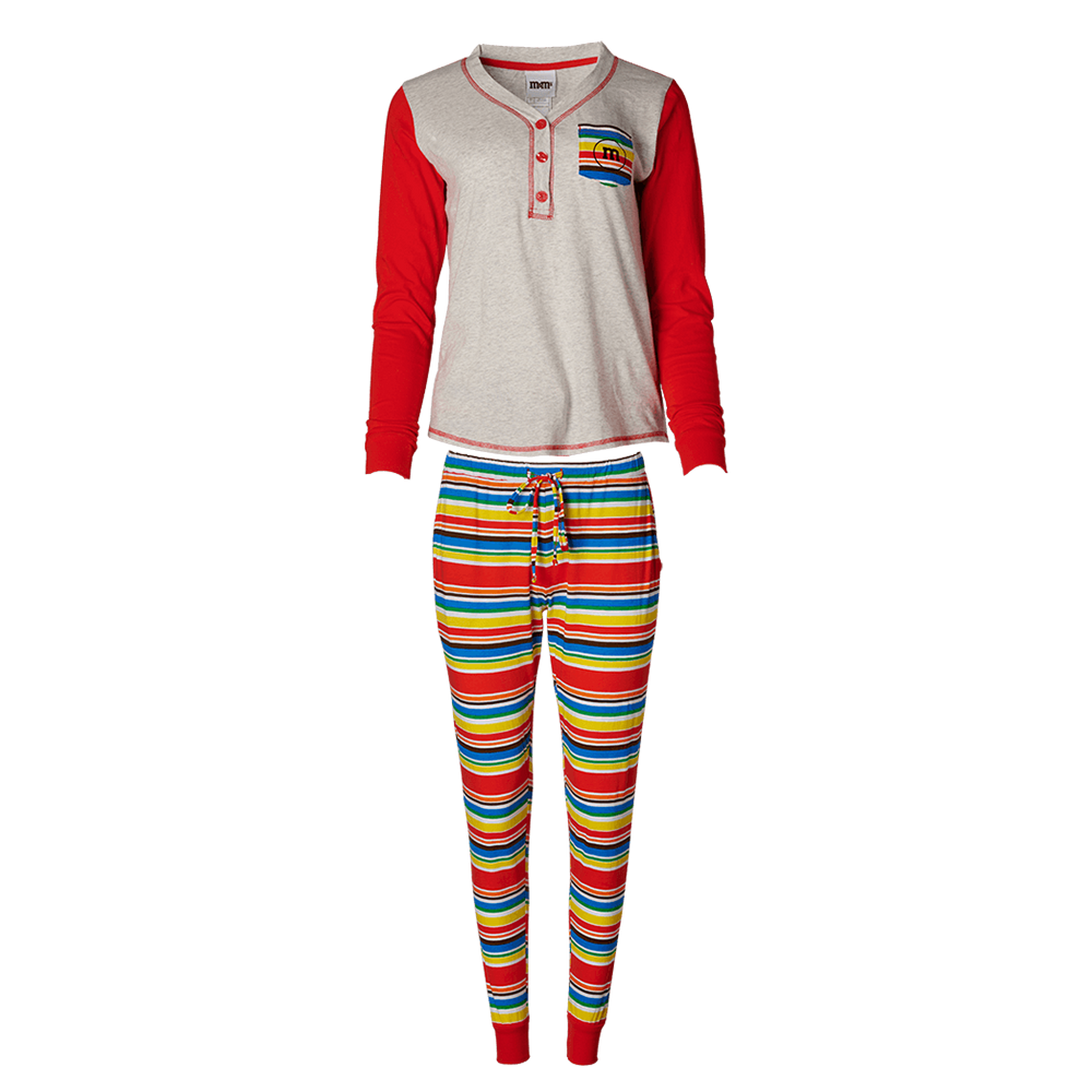 Mens Cotton Rainbow Boy Stripes Pajamas