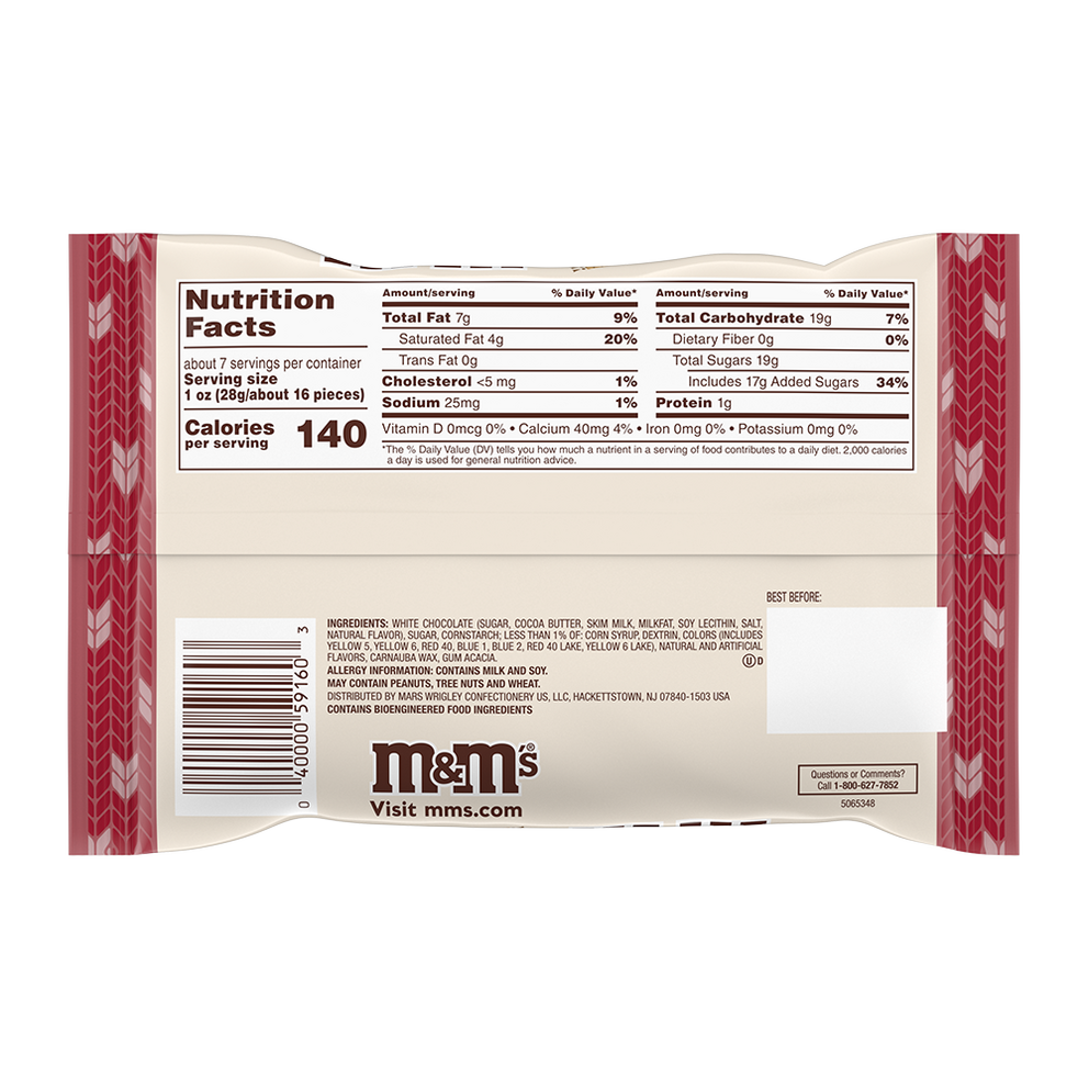 M&M's Toasty Vanilla White Chocolate - 7.44oz