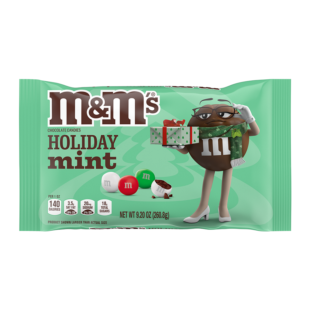 holiday mint chocolate christmas candy, 9.2oz 0