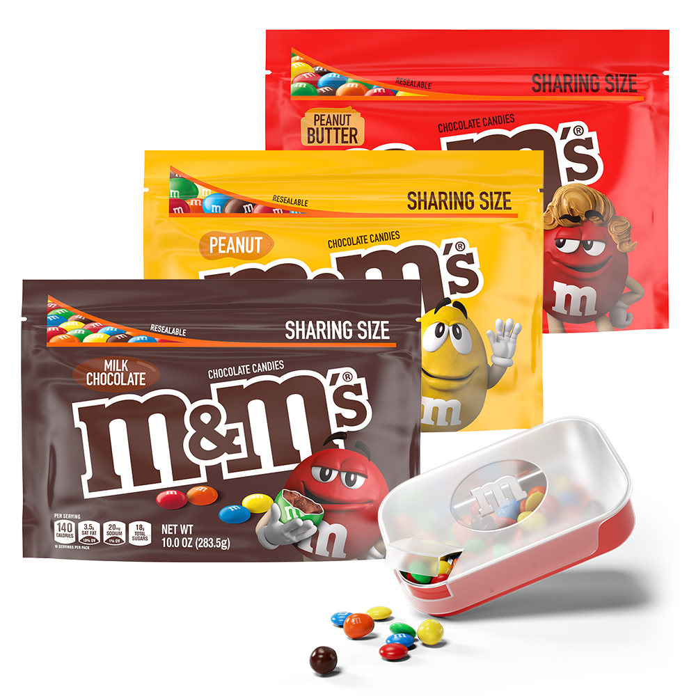 M&M Fun Size chocolate candies with Peanut Butter (18 g