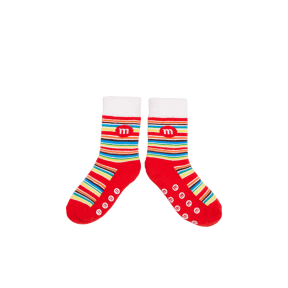 Adult Holiday Striped Sherpa Socks 0