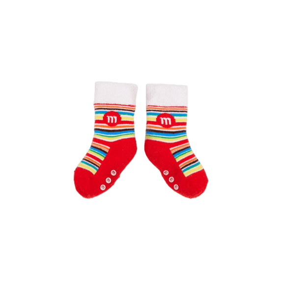 Youth Holiday Striped Sherpa Socks 0