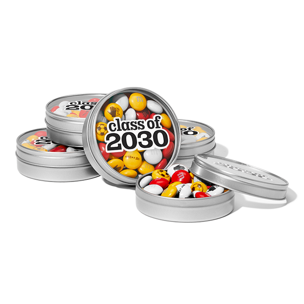 graduation class favor tins
