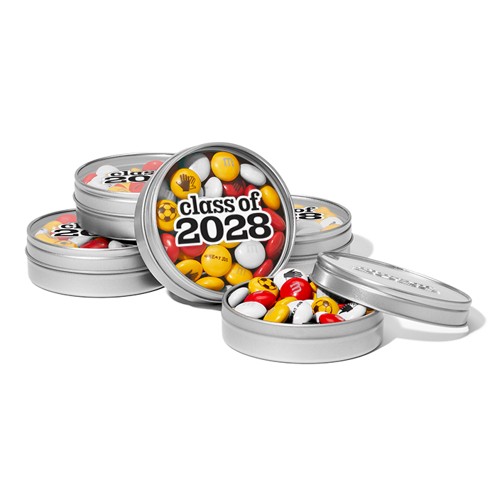 graduation class favor tins