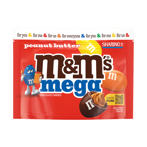 Peanut Butter M&M'S Mega, 8.6oz 0