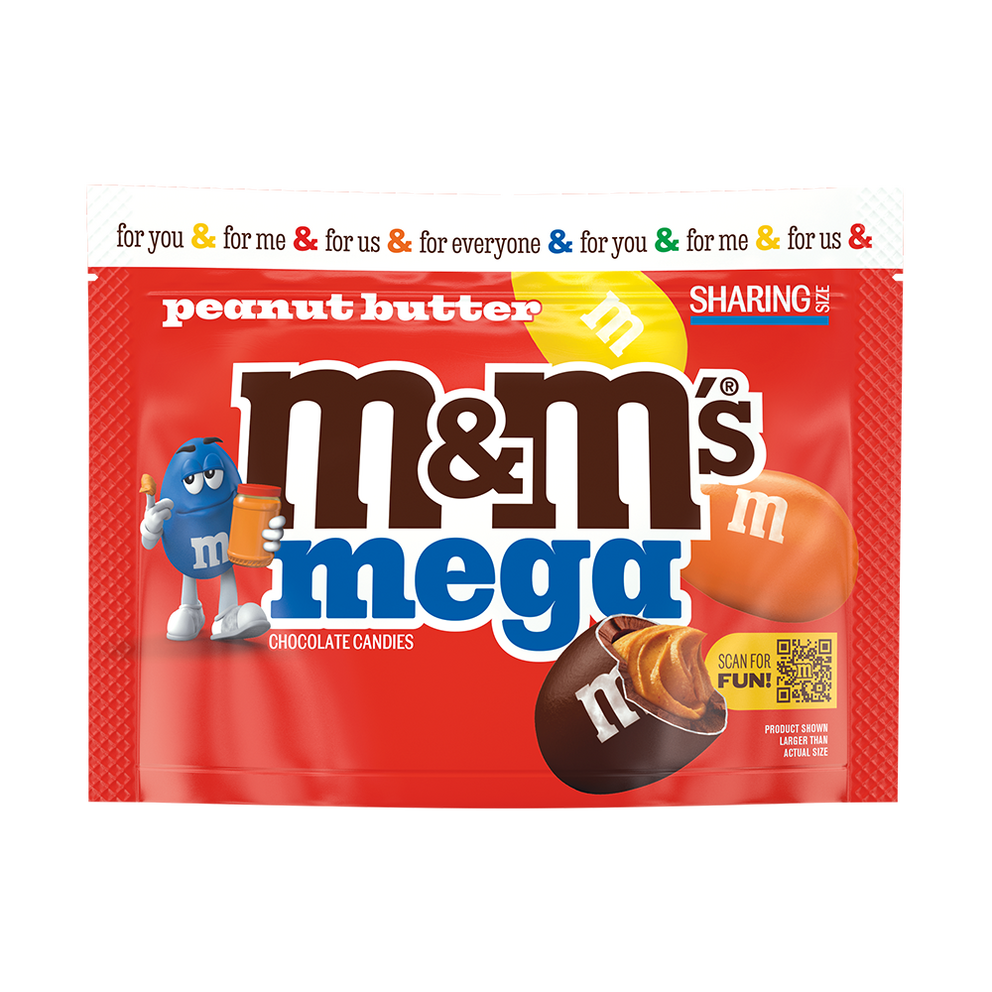 peanut butter M&M'S mega, 8.6oz 0