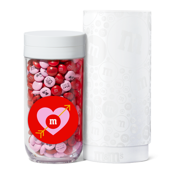 Valentine's Day Gift Jar in White Branded Tube 0