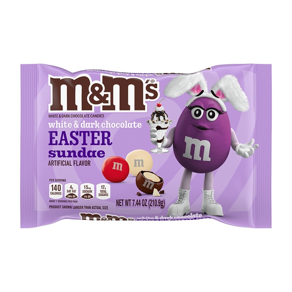 M&M'S Ice Cream Sundae White & Dark Chocolate Candy, 7.44oz 0