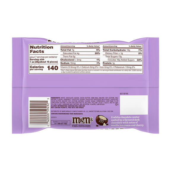M&M'S Ice Cream Sundae White & Dark Chocolate Candy, 7.44oz 1