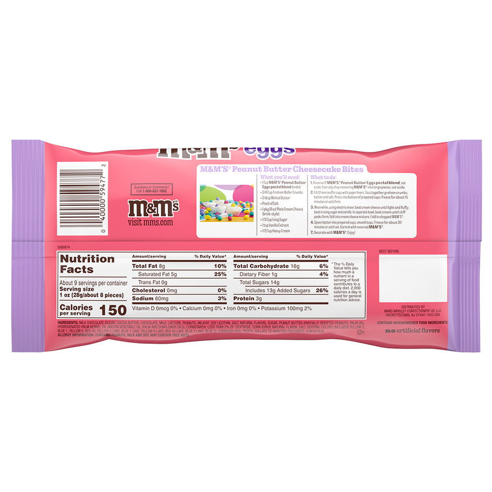 peanut butter eggs pastel blend easter candy, 9.2oz 1